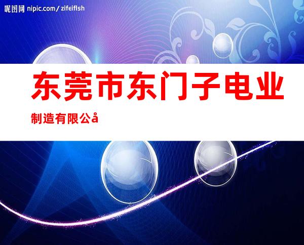 东莞市东门子电业制造有限公司