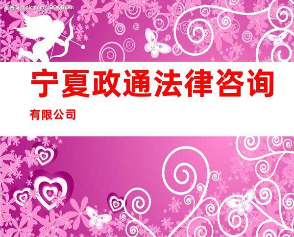 宁夏政通法律咨询有限公司