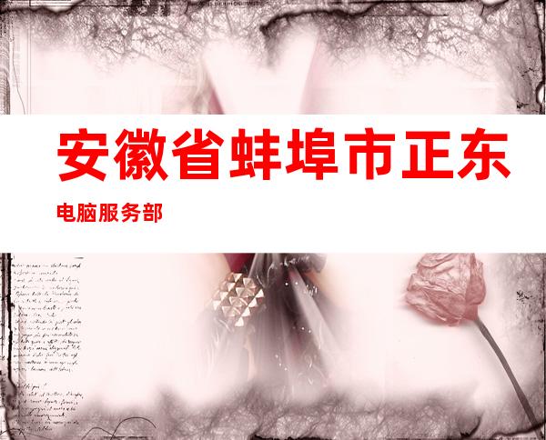 安徽省蚌埠市正东电脑服务部