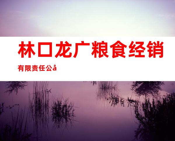 林口龙广粮食经销有限责任公司
